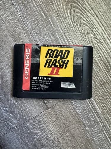 Road Rash 2 (Sega Genesis, 1992) - Tested Working - Cart Only