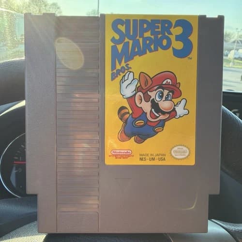 NES Super Mario 3 Game-Cartridge only Tested