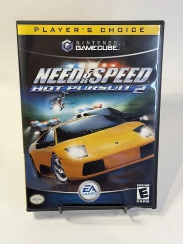 Need for Speed Hot Pursuit 2 (Nintendo GameCube) Complete w Manual CIB Tested