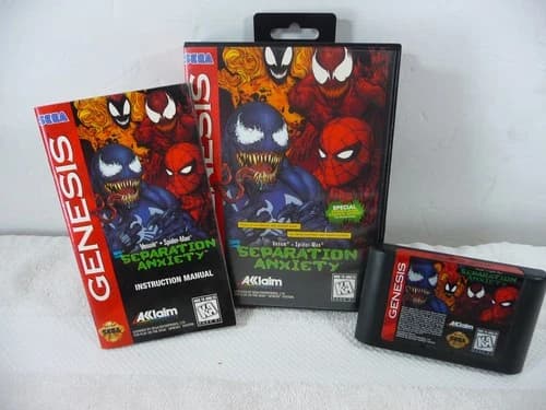 Separation Anxiety Sega Genesis Complete Case Cart Manual CIB Tested VG
