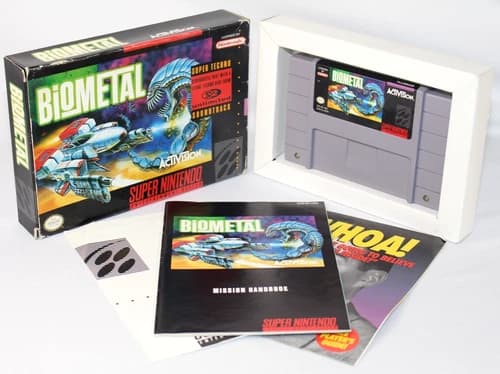 BioMetal SNES Super Nintendo Complete CIB Authentic! Good Condition! RARE!