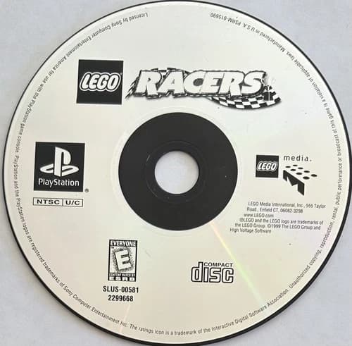 LEGO Racers (Sony PlayStation 1, PS1) DISC ONLY | NO TRACKING | M2285