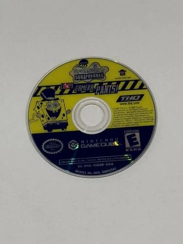 SpongeBob SquarePants: Lights, Camera, Pants (Nintendo GameCube Disc Only Tested