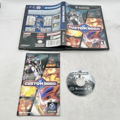 Custom Robo (Nintendo GameCube, 2004) W/Manuel Tested