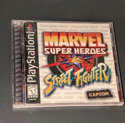 Marvel Super Heroes Vs Street Fighter (Sony PlayStation 1, 1999) PS1