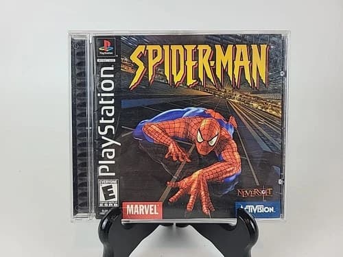 Spider-Man PS1 Black Label (PlayStation) - CIB with manual, REG CARD - TESTED