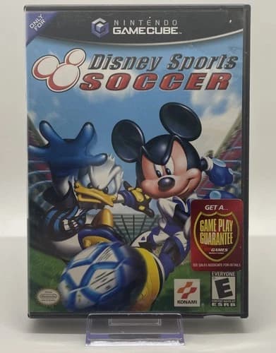 Disney Sports Soccer (Nintendo GameCube, 2002) Complete With Manual