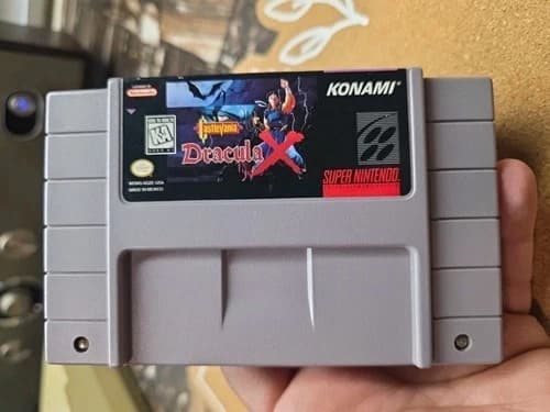 Castlevania Dracula X (SNES, 1995) Authentic - Cart Only - Tested & Working