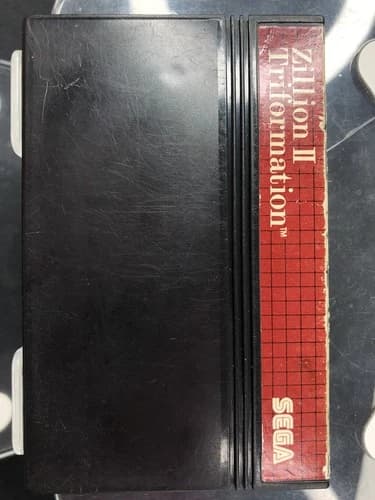 Zillion II Triformation Sega Master System SMS 1988 Official Shooter Authentic