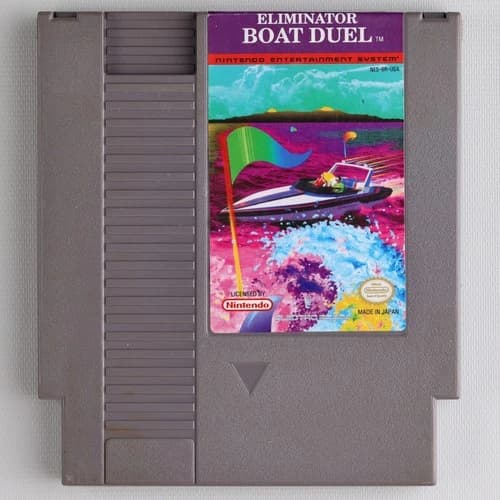 Eliminator Boat Duel NES Nintendo Game - Authentic/Cleaned/Tested ELECTRO BRAIN