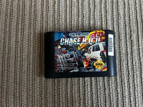 Chase H.Q. II (Chase HQ 2) (Sega Genesis, 1993) Authentic Game Cartridge