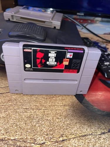 The Hunt for Red October (Super Nintendo SNES) Cart Only Tested Free Shipping