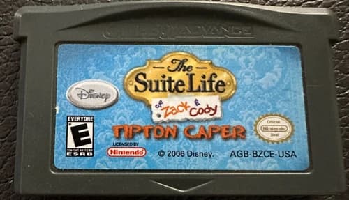 The Suite Life Of Zack And Cody: Tipton Caper - GameBoy Advance - Tested & Works
