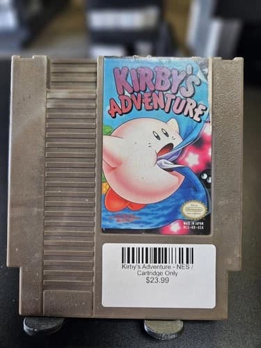 Kirby's Adventure (Nintendo Entertainment System, 1993) Cartridge Only