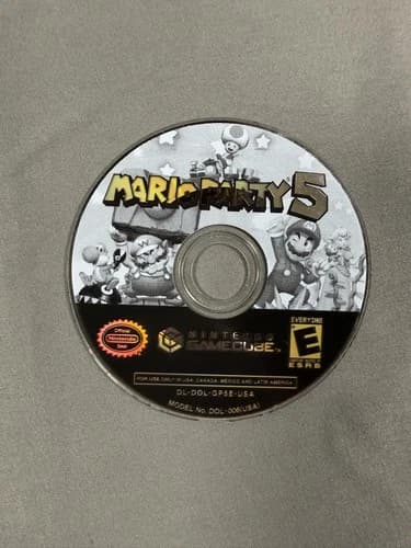 Mario Party 5 Nintendo GameCube Video Game Disc Only 2003 E Rated USA NTSC