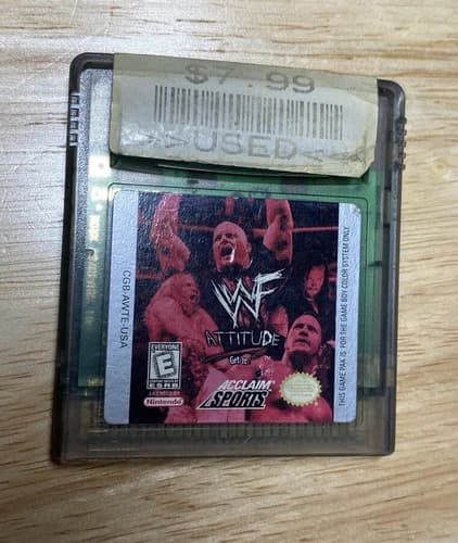 WWF Attitude (Nintendo Game Boy Color, 1998)