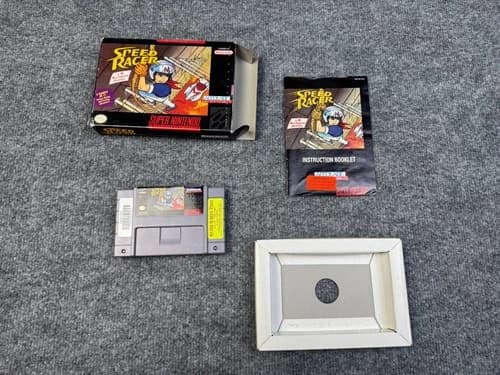 Speed Racer SNES Game CIB Complete In Box