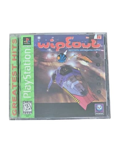 WipEout (Sony PlayStation, Ps1) *Complete*