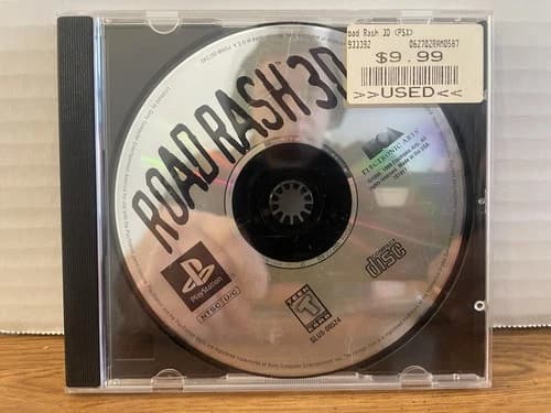 Road Rash 3D PlayStation PS1. Missing Manuel. Tested and Working