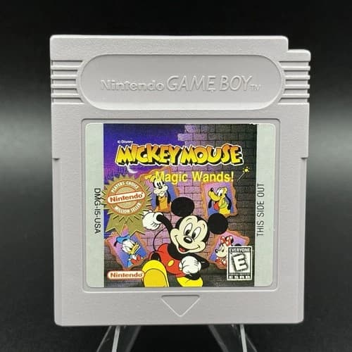 Disney's Mickey Mouse: Magic Wands (Nintendo Game Boy, 1998) TESTED Very Clean