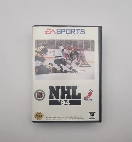 NHL 94 Sega Genesis - CIB Complete in Box w/ Manual - EA Sports 16-Bit 1993