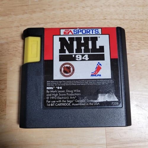 NHL '94 Sega Genesis, 1993 - Tested