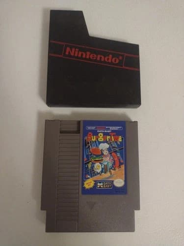 Burgertime NES Nintendo Video Game Data East Vintage