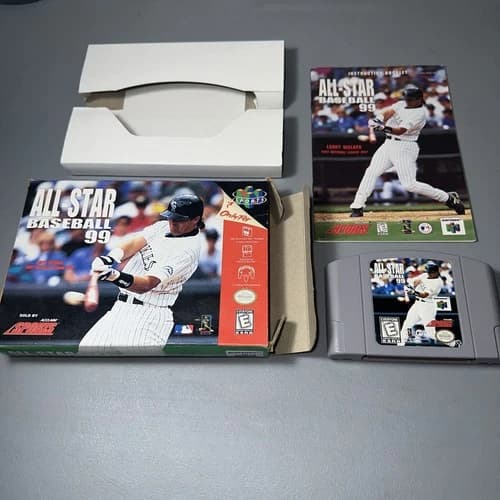 All-Star Baseball 99 - N64 Nintendo 64 - Complete in Box CIB