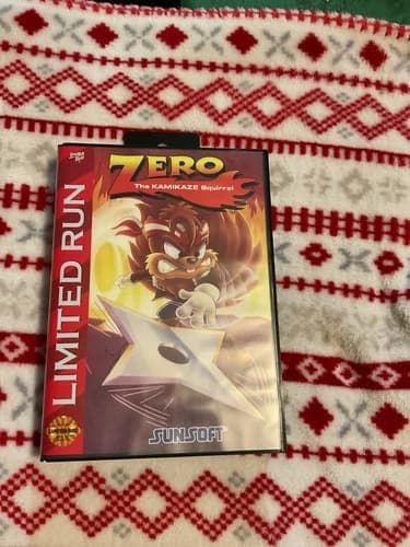 Zero The Kamikaze Squirrel Limited Run Sega Arcus odessy Alisia Dragoon L👀k 😲