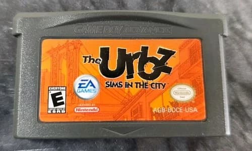 The Urbz: Sims in the City (Nintendo Game Boy Advance, GBA) Authentic