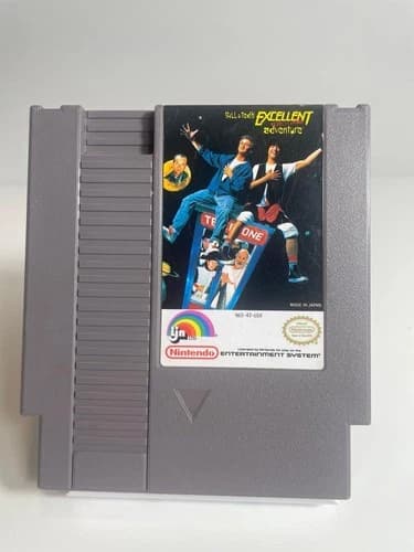 Bill & Ted’s Excellent Video Game Adventure Nintendo NES Authentic Mint