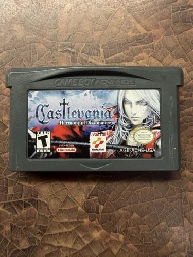 Castlevania Harmony of Dissonance Gameboy Advance 2002 Cartridge Only Tested
