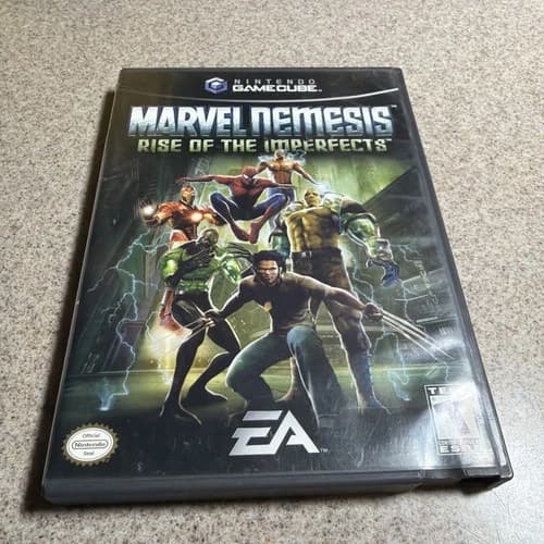 Marvel Nemesis Rise Of The Imperfects For Nintendo GameCube, Complete In Box Cib