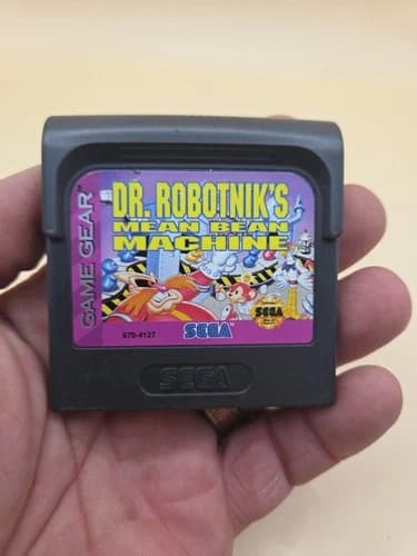Dr. Robotnik's Mean Bean Machine for Sega Game Gear Cartridge - *Tested*