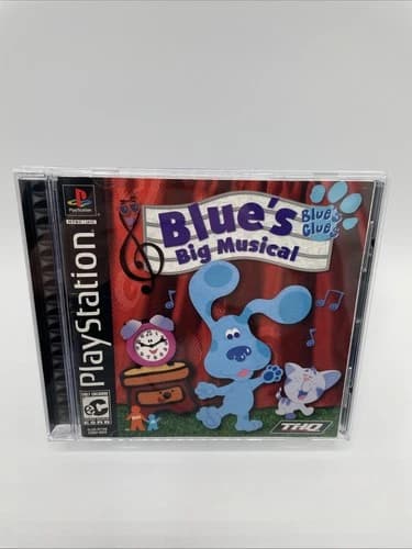 Blue's Clues: Blue's Big Musical PS1 PlayStation 1 Complete CIB