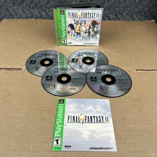 Final Fantasy IX 9 Greatest Hits Sony PlayStation 1 PS1 Complete W/ Manual CIB