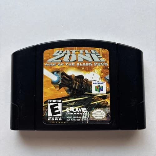 Battlezone: Rise of the Black Dogs Nintendo 64 N64 Authentic Cleaned Tested Rare