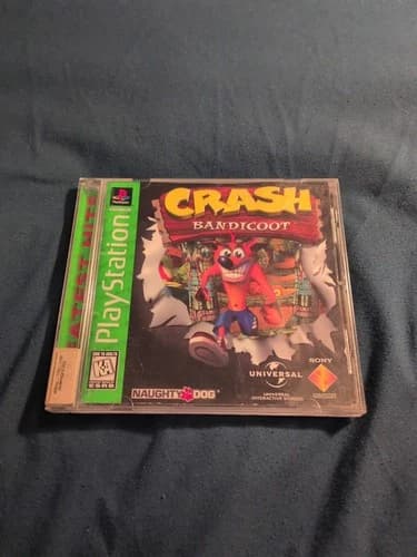 Crash Bandicoot (Sony PlayStation 1 PS1, 1996) Greatest Hits - CIB Complete!