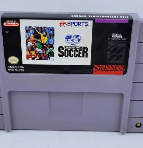 Fifa International Soccer - SNES Super Nintendo Tested Authentic 1994 EA Sports