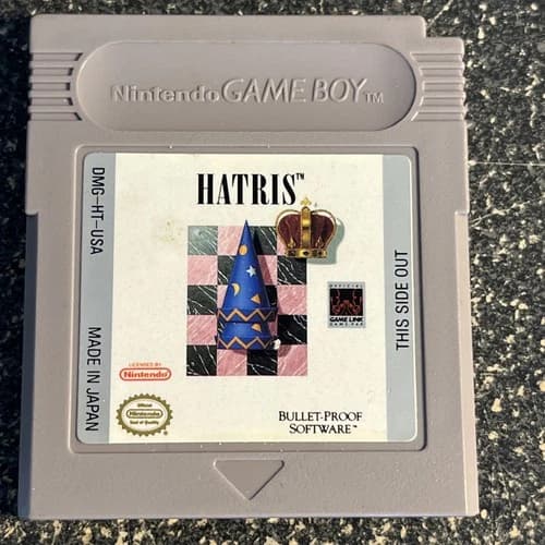 Hatris Nintendo Game Boy Cartridge Only – Tested - Classic Puzzle Game - VG