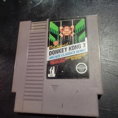Donkey Kong 3 Nintendo NES Arcade Classics Series Cartridge Only Tested