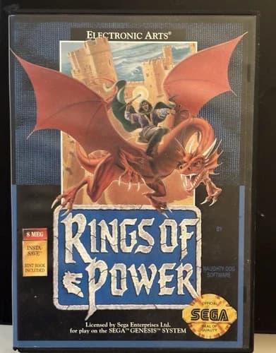RING OF POWER for Sega genesis game
