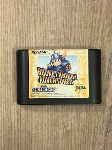Rocket Knight Adventures (Sega Genesis, 1993) Cart Only Tested Works