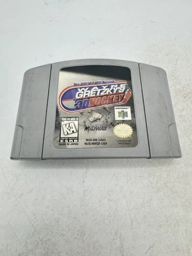 Wayne Gretzky's 3D Hockey for Nintendo 64 N64 Cart Only Tested