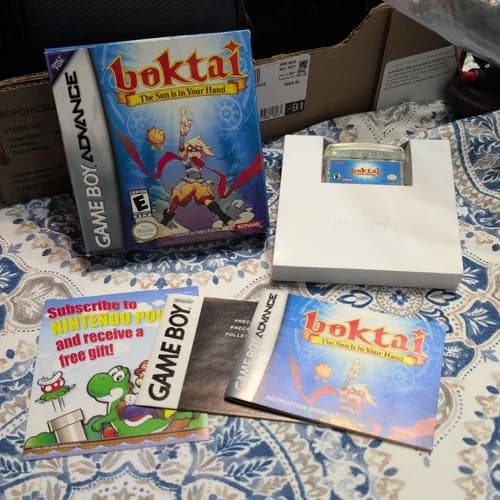 Boktai the Sun is in your Hand Nintendo Gameboy Advance GBA - Tested CiB