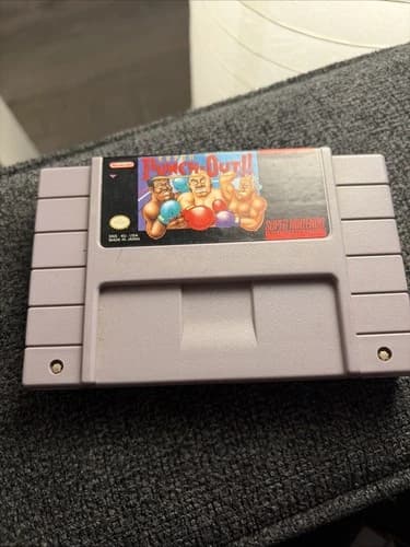 Super Nintendo SNES Super Punch-Out!! Authentic Game Cartridge Tested Working
