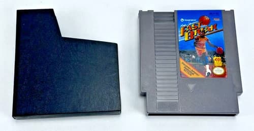 NES Magic Johnson's Fast Break Nintendo Nice Label 1990 - Clean Tested