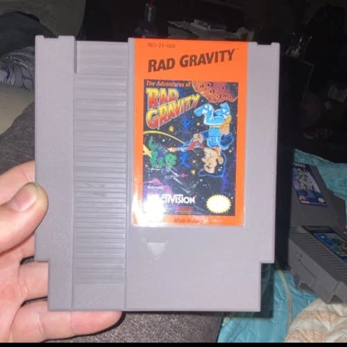 Activision The Adventures of Rad Gravity Nintendo NES Game Cartridge NTSC-U/C