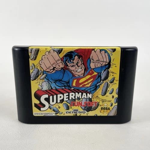 Superman (Sega Genesis, 1992) Cartridge Only Authentic TESTED & Working!