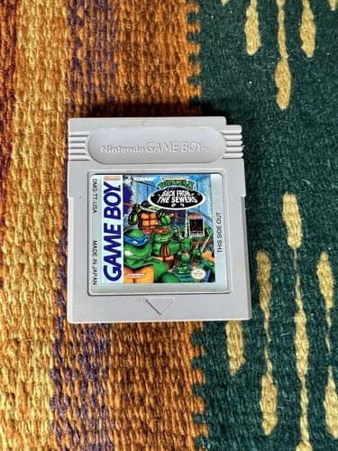 Teenage Mutant Ninja Turtles II 2 Back From The Sewers Nintendo Game Boy Tested